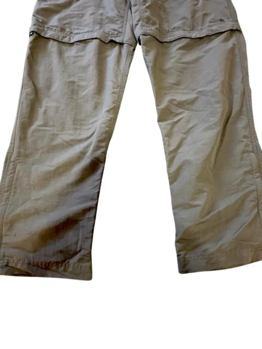 The North Face charcoal convertible cargo hiking pants